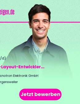 PCB-Layout-Entwickler (m/w/d) - Hergensweiler