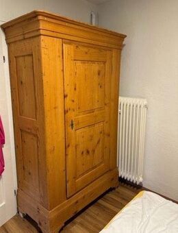 Schrank, Holzschrank alter Bauernschrank B126xT61xH193 - Owingen