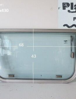 Wohnwagenfenster Planet PPB-RX D633 ca 68 x 43 (gebr.) Fendt / Tabbert (blau getönt) - Schotten Zentrum