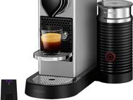 NESPRESSO Kapselmaschine XN761B CitiZ & Milk von Krups, inkl. Aeroccino Milchaufschäumer, Willkommenspaket mit 14 Kapseln