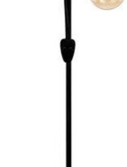 EGLO Stehlampe TOWNSHEND Stehlampe, Holz, Stahl, Retro, Industrial, Wickeloptik, ohne Leuchtmittel, Wohnzimmer, Standleuchte, 2-flammig, schwarz, braun, 166,5x25cm