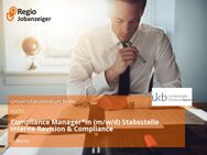 Compliance Manager*in (m/w/d) Stabsstelle Interne Revision & Compliance - Bonn