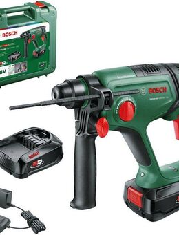 Bosch Home & Garden Akku-Bohrhammer UniversalHammer, mit Akku 18V/2,5Ah und Ladegerät AL 1