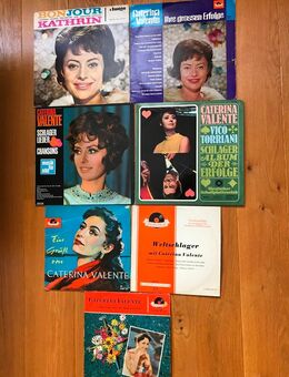 Caterina Valente 7 LP's, davon 3x 25cm aus meiner privaten Sammlung, die ich auflöse, gemäß Fotos - Solingen (Klingenstadt)