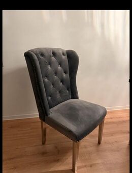 Esstischstühle Grau 4x Barock Chesterfield - Hamburg Hamburg-Nord