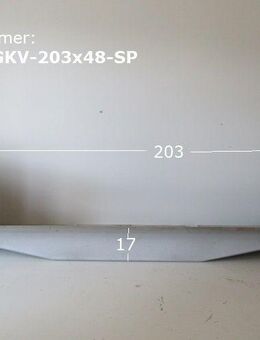 TEC Wohnwagen Gaskasten ohne Deckel gebr. ca 203cm (zB TT2 BJ91) - Bugfrontdeckel / Bugklappe / Gasklappe / Flaschenkastendeckel / Flaschenkastenabdeckung - Schotten Zentrum