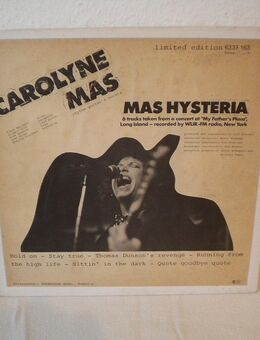 Carolyne Mas-Mas Hysteria-Vinyl-LP,1980 - Linnich