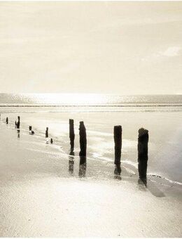 Art for the home Leinwandbild Outdoor Sonne Meer 50x70cm, (1 St)