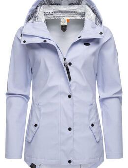 Ragwear Regenjacke YM-Marge stylische Übergangsjacke mit großer Kapuze