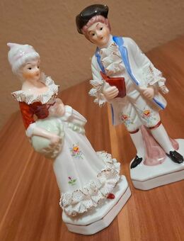 Porzellanfiguren Paar im Rokoko-Stil - Bad Frankenhausen (Kyffhäuser) Zentrum