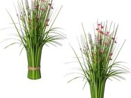 Kunstgras Stehgras-Busch mit Blüten, Creativ green, Höhe 48 cm