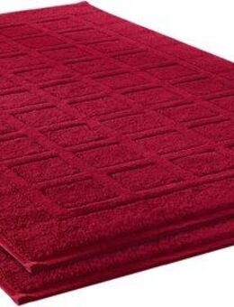Dyckhoff Badematte Planet, Höhe 3 mm, beidseitig nutzbar, fußbodenheizungsgeeignet, Baumwolle, rechteckig, 2-tlg. Badematte, Baumwolle, 2er Set Hotelmatte