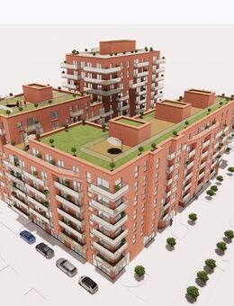 Baufeld XV 2-Zimmer-Neubauwohung KfW 40 mit Balkon an der Förde - Kiel