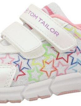 TOM TAILOR Klettschuh, Freizeitschuh, Halbschuh, Sneaker mit bunter Sternen-Applikation