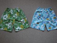 2 Badeshorts Boardshorts Flower Palmen grün hellblau gelb XXL - Niddatal