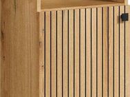 welltime Unterschrank Amrum (1-St) Badschrank mit offenem Fach und Rillenoptik - Maße (B/T/H) 40/31/95 cm