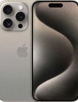 Apple iPhone 15 Pro Smartphone (15,5 cm/6,1 Zoll, 1000 GB Speicherplatz, 48 MP Kamera)