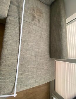🛋️ Zu verschenken: Ecksofa mit Schlaffunktion & Staufach in Grau-Meliert me - Moosburg (Isar) Zentrum