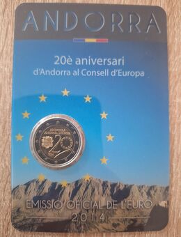 2 Euro Andorra Stgl. Und im Blisterkarte - Bielefeld