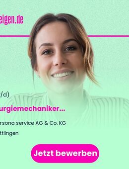 Chirurgiemechaniker (m/w/d) - Tuttlingen