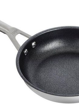 NINJA Bratpfanne Ninja ZEROSTICK Edelstahl-Pfanne C600DE, Edelstahl (1-tlg), Edelstahl mit Aluminiumbeschichtung für Braten bei hohen Temperaturen
