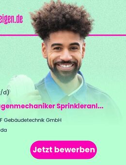 Anlagenmechaniker Sprinkleranlagen (m/w/d) - Fulda