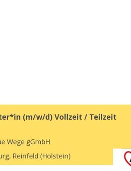 Sozialarbeiter*in (m/w/d) Vollzeit / Teilzeit - Ahrensburg