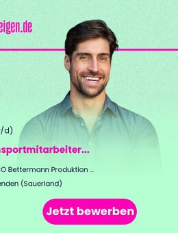 Transportmitarbeiter (m/w/d) - Menden (Sauerland)