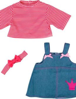 Bayer Puppenkleidung Jeanskleid (Set, 3-tlg)