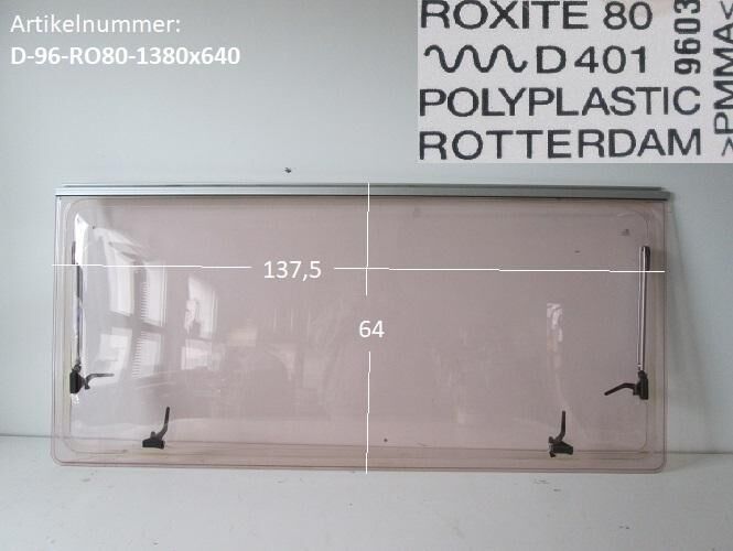 Dethleffs Wohnwagenfenster ca 138 x 64 gebraucht (Roxite 80 D401 9603) zB Kabine RG7 BJ96 - Schotten Zentrum