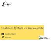 Schulleiter/in für Musik- und Gesangsausbildung - Ansbach