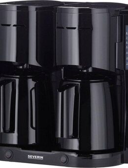 Severin Filterkaffeemaschine KA 9315 Duo, 1l Kaffeekanne, Papierfilter 1x4