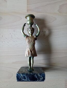 Antike Bronzestatue - Carxatiden-Figur - Kandelaber - Plön
