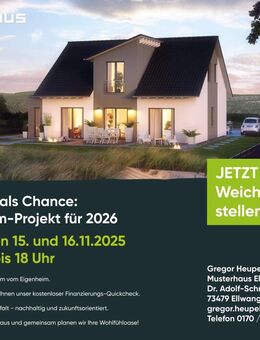 Jahresendspurt mit massa vor Ort - Schon bald ins Eigenheim einziehen! - Burgoberbach