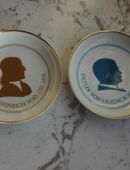 Fürstenberg Porzellan Teller 11 cm Detlev von Liliencron+Johann Heinrich Voss Provinzial Vintage in 24944