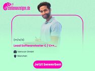 Lead Softwaretester C / C++ (m/w/d) - München
