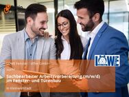 Sachbearbeiter Arbeitsvorbereitung (m/w/d) im Fenster- und Türenbau - Kleinwallstadt