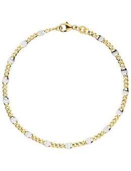 JOBO Goldarmband, Steg-Panzerarmband 333 Gold massiv 19 cm