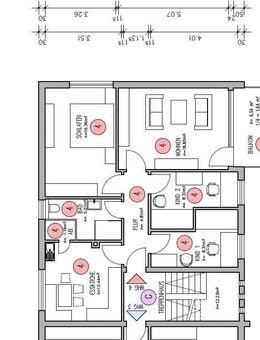 Vermietete Eigentumswohnung in Meschede mit Balkon- solide Kapitalanlage in zentraler Wohnlage - Meschede (Kreis- und Hochschulstadt)