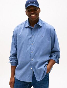 Tommy Hilfiger Big & Tall Langarmhemd BT-FLEX POPLIN MINI PNT RF SRT-B Große Größen