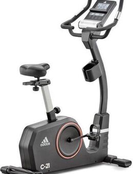 adidas Performance Ergometer C-21BT (mit Tablet-Halterung, LED-Beleuchtung, mit Bluetooth und App-Funktion), 150 kg max. Benutzergewicht, Fahrrad, 24 Widerstandsstufen