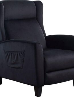 ATLANTIC home collection TV-Sessel Timon, klassischer Ohrensessel mit Relaxfunktion und praktischer Seitentasche
