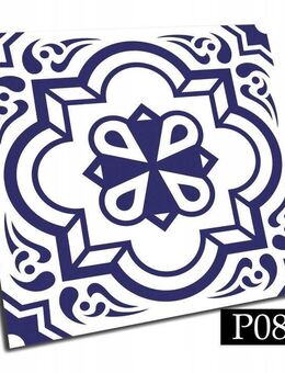 9x Selbstklebende PVC-Fliesen, 30x30 cm, traditionelles Muster - Ingolstadt