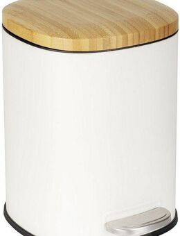 WENKO Kosmetikeimer Fianema, fürs Badezimmer, Easy-Close-Mechanik, Inneneimer: 3 L