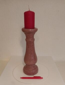Broste Kerzenständer Porzllan Kerzenhalter Deko 29cm hoch Durchmesser 9cm - Essen