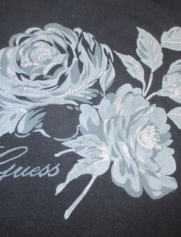 NEUw * Silber- Glitzer * Romantik * Rosen * Blumen * Blüten * Flower- Power * Bodycon * T- Shirt "GUESS JEANS" Gr. 32- 34/ XS * schwarz * grau * - Riedlingen
