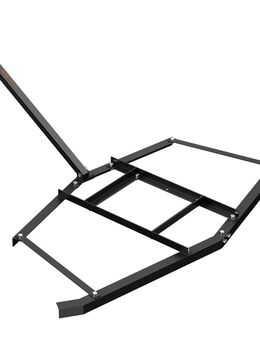 Schleppegge 1750 x 1720 x 90 mm Traktor Wiesenegge Wiesenschleppe aus 4 mm dickem Q235-Stahl Feldegge Einstellbarer Querstangenbereich 203,2/406,4 mm Rasenschleppe ATVs, UTVs, Gartentraktoren - Ingolstadt