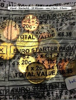Irland Starterkit 2002- Original mit 19 €uro-Münzen - - Mahlberg