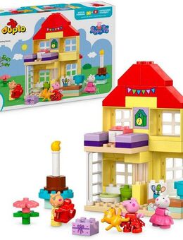 LEGO® Peppas Geburtstagshaus (10433), LEGO DUPLO Peppa Pig Konstruktionsspielsteine, (59 St), Made in Europe