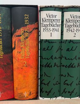 Victor Klemperer - Tagebücher, 4 Bände, gebunden, mit Schuber - Coesfeld